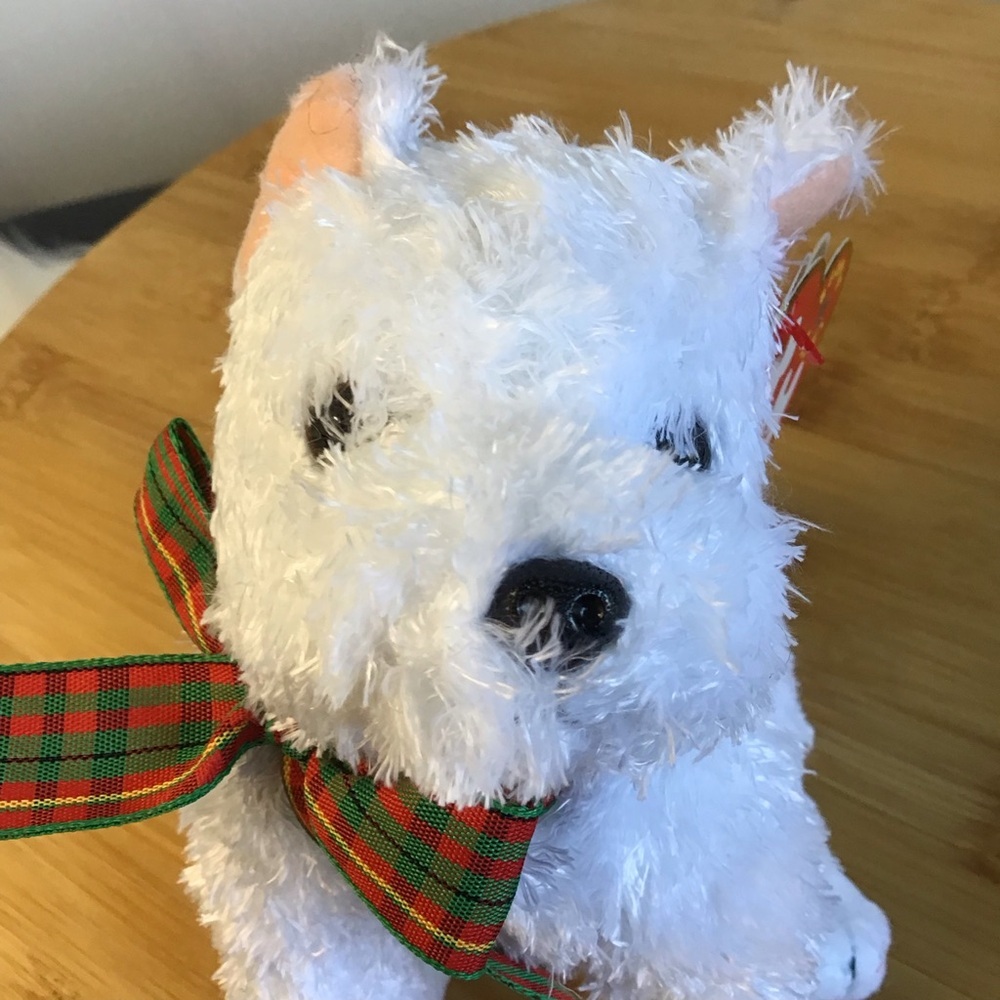 Ty(5)Kirby Beanie baby White Plush Toy